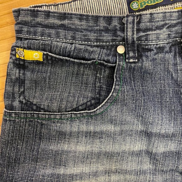 Southpole Y2K Wide Leg JNCO Style Baggy Size 32 Mens Jeans - Picture 7 of 9